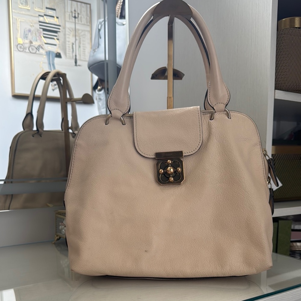Elegant Beige Handbag